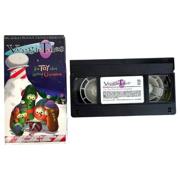 8 VeggieTales VHS Tapes LarryBoy Silly Sing-Along Madame Blueberry Rack Shack - Picture 6 of 10